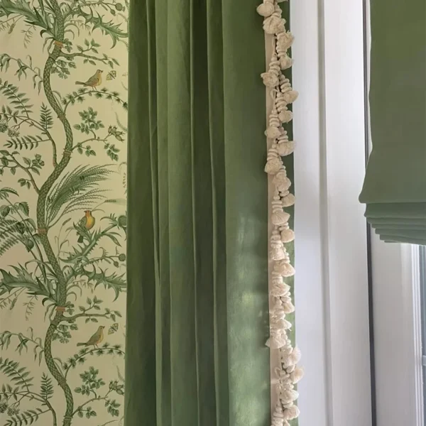 4.3" Wrinkle Cotton Tassel Fringe