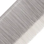 8″ Rayon Double Layer Chainette Fringe