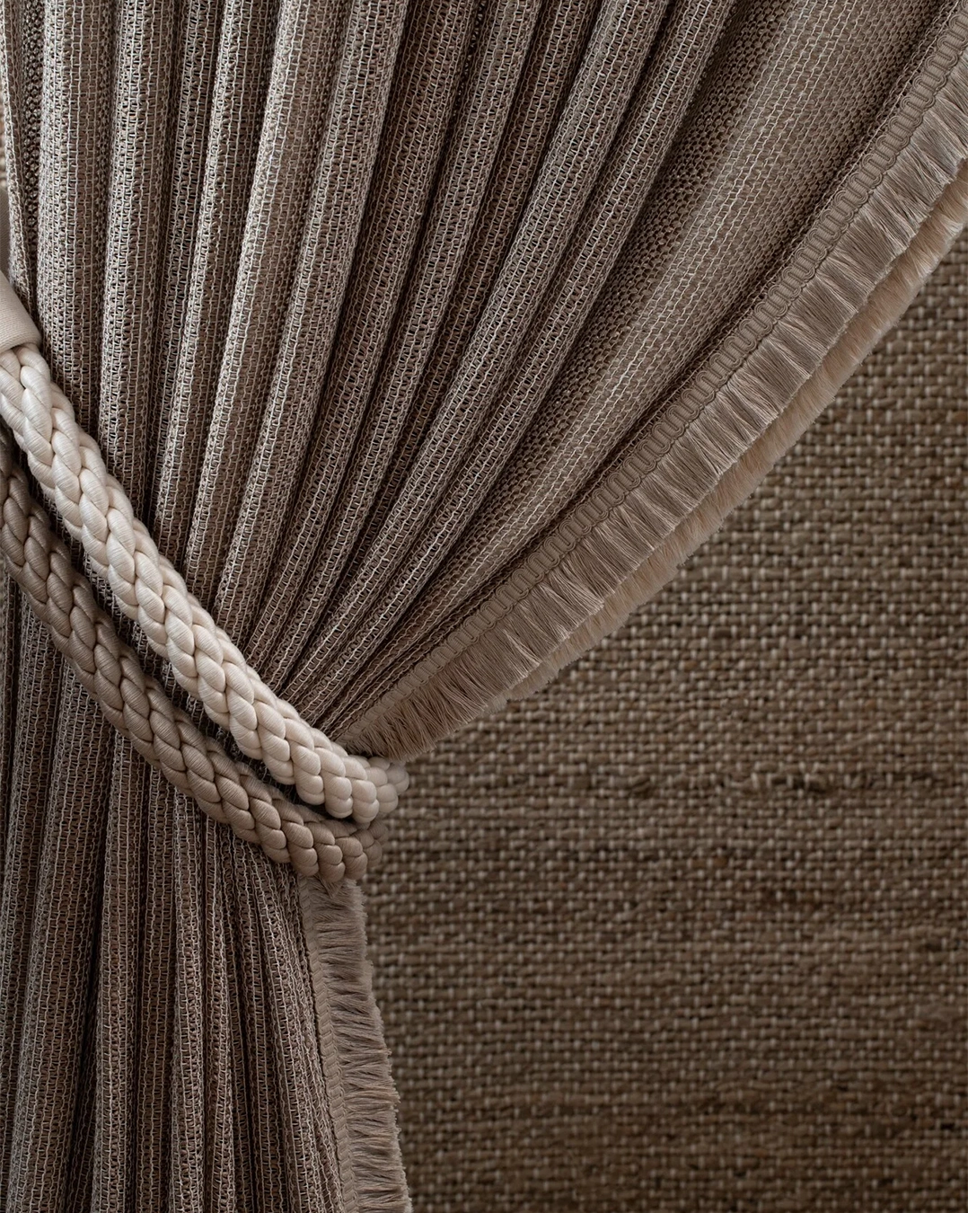 Designer curtain holdbacks