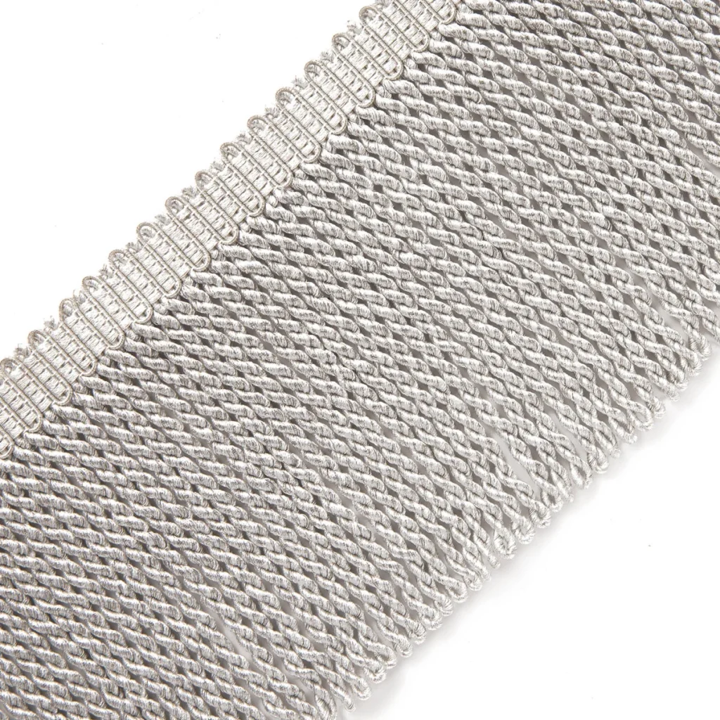 4.75" Metallic Zari Bullion Fringe